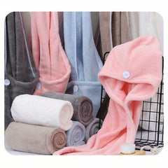 Hair Drying Cap Water Absorbent Towel Shower Cap Soft Camping Towel