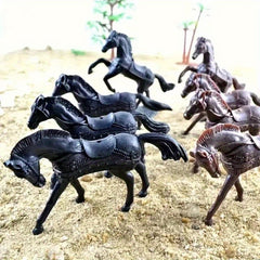 28pcs Military Soldier Model Sandtable Toy Scene Plastic Microlandscape Set