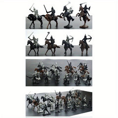 28pcs Military Soldier Model Sandtable Toy Scene Plastic Microlandscape Set