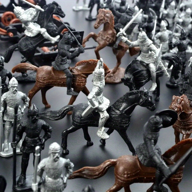 28pcs Military Soldier Model Sandtable Toy Scene Plastic Microlandscape Set