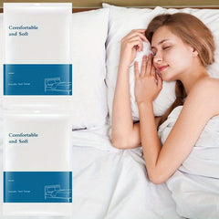 4pc Disposable Hotel Quilt Bed Sheet Pillowcase Set