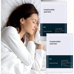 4pc Disposable Hotel Quilt Bed Sheet Pillowcase Set