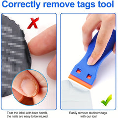 Plastic Razor Blade Scraper Tool with 10pcs Blades