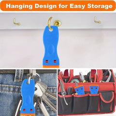 Plastic Razor Blade Scraper Tool with 10pcs Blades