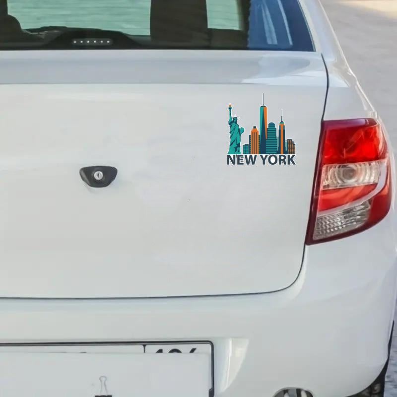 York Travel Sticker Car Bumper Van Laptop Decal