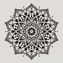4pcs DIY Stencil Wallpaper Floor Furniture Wall Painting Template Lace Ruler