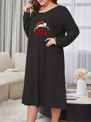 Christmas Nightdress Women's Tee Sleep Dress