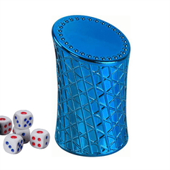 Metallic Luster Dot Dice Cup Set for Games