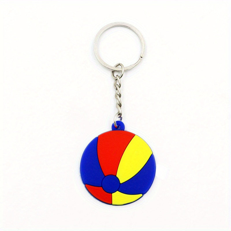 Sports Balls Charm Keychain Bag Backpack Car Decoration Pendant