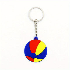 Sports Balls Charm Keychain Bag Backpack Car Decoration Pendant