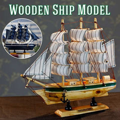 Wooden Scale Model Assembling Building Kits Sailboat Toy Gift