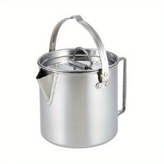 Outdoor Steel Kettle Folding Hanging Portable Pot For Camping