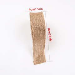 33ft Jute Woven Hemp Rope Linen Textile DIY Wedding Decoration