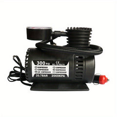Car Accessories Mini Air Compressor 300 PSI Tire Inflator Pump 12V