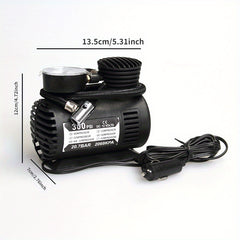 Car Accessories Mini Air Compressor 300 PSI Tire Inflator Pump 12V