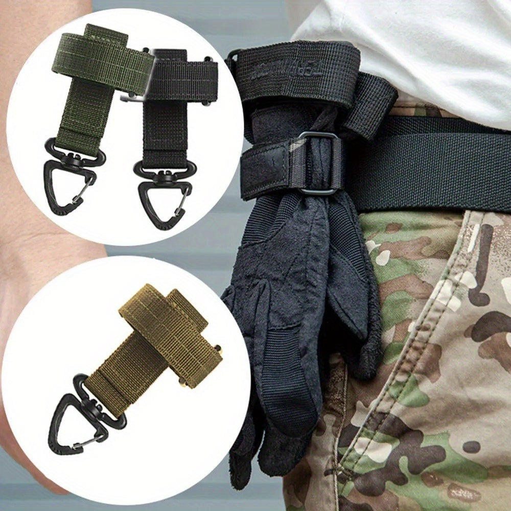 3pcs Mountaineering Buckle Keychain Pouch Belt Clip