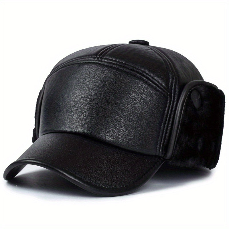 Men's Winter Warm Hat with Ear Protection for Dad and Grandfather