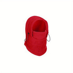 Windproof Fleece Hat with Face Cover for Winter Outdoor Cycling