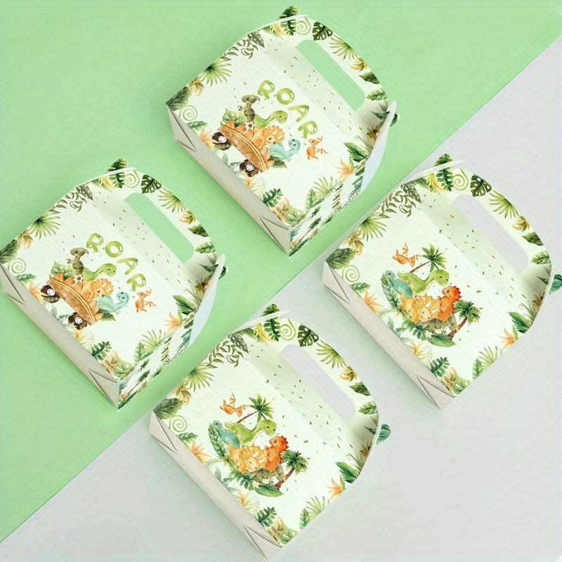 Dinosaur Candy Boxes Cookie Gift Boxes Dinosaur Birthday Party Decor