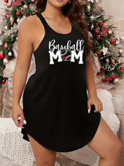 Racer Back Baseball Art Print Nightdress