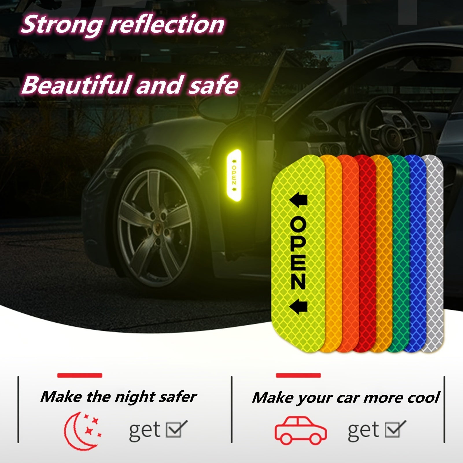 Enhance Car Safety with Reflective Stickers