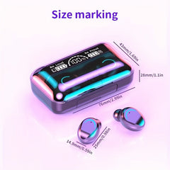 Wireless Earbuds with Noise Cancellation & LED Display