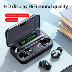 Wireless Earbuds with Noise Cancellation & LED Display