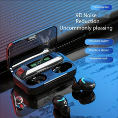 Wireless Earbuds with Noise Cancellation & LED Display