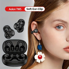 Wireless Clip on Headset Comfortable Portable Work Driving Cycling