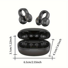 Wireless Clip on Headset Comfortable Portable Work Driving Cycling