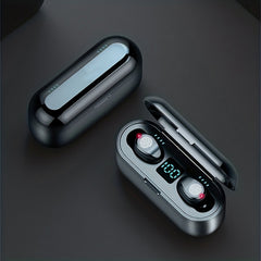 Wireless Headset Noise Reduction Sports Headphone LED Display Charging Case