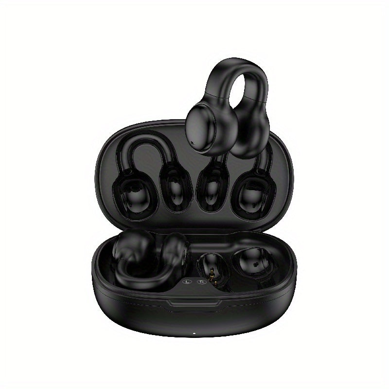 Wireless Clip on Headset Comfortable Portable Work Driving Cycling