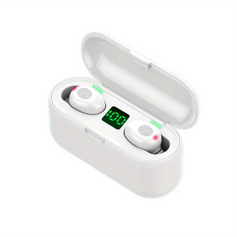 Waterproof Hifi Stereo Headset With LED Display Case