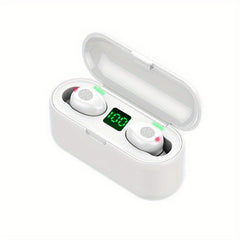 Waterproof Hifi Stereo Headset With LED Display Case