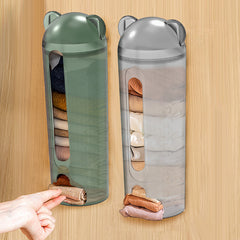 Garbage Bag Storage Box Wall mounted Underwear Socks Storage Rack