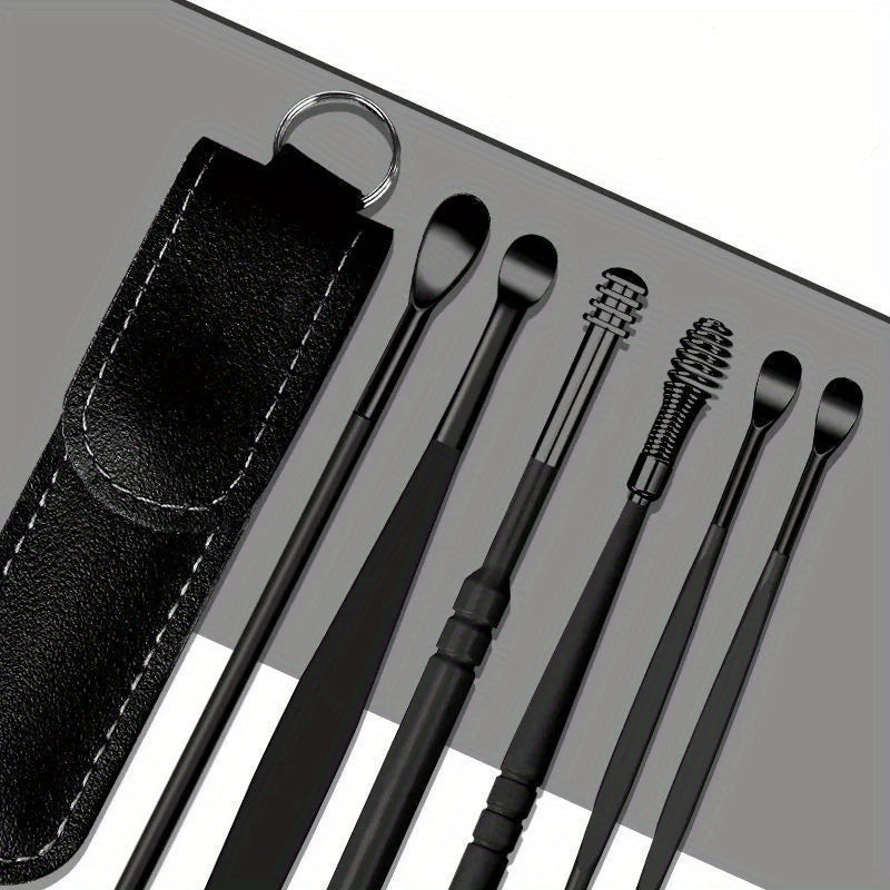 6pcs Stainless Steel Ear Cleaner Ear Wax Removal Tool Set