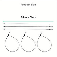 1000pcs Clear Snap Lock Pin Security Loop 17 12 7 Plastic Fastener Hang Tag
