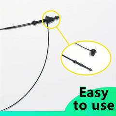 1000pcs Clear Snap Lock Pin Security Loop 17 12 7 Plastic Fastener Hang Tag