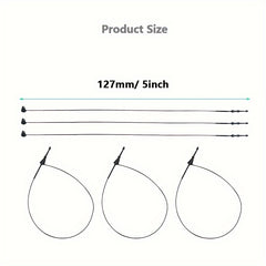 1000pcs Clear Snap Lock Pin Security Loop 17 12 7 Plastic Fastener Hang Tag