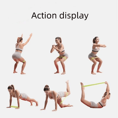 5pcs Yoga Resistance Bands Hip Strengthening Pilates Equipment