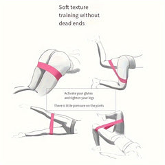 Resistance Bands for Fitness Stretching Pilates Training