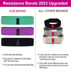 Elastic Yoga Resistance Band Pilates Stretch Tension Belt Thigh Leg Hip Training