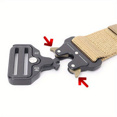 Men's Outdoor Nylon Belt Quick Release Buckle