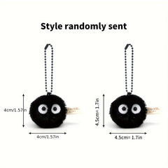 Cartoon Plush Doll Keychain Bag Backpack Purse Charm Keyring Ornament