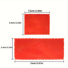 2pcs Wood Grain Roller and Tool Set for Wood Grain Paint