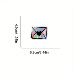 50pcs Holographic Laser Stickers Waterproof Motorcycles Stickers