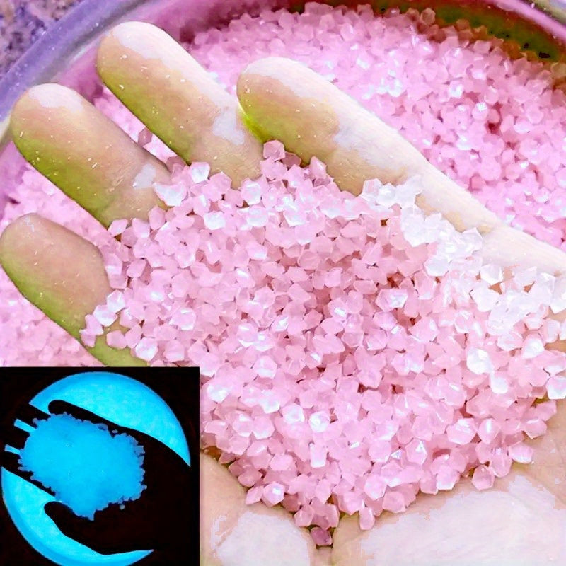 1000pcs Fluorescent Small Stone Vase Hourglass Luminous Sand Blocks