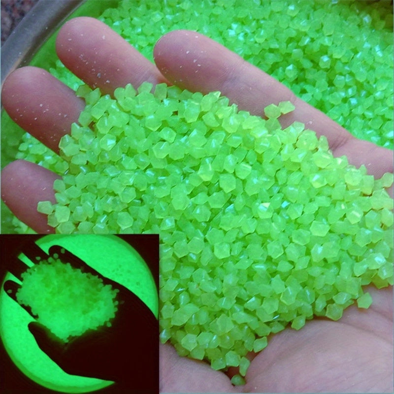 1000pcs Fluorescent Small Stone Vase Hourglass Luminous Sand Blocks