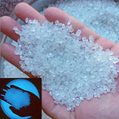 1000pcs Fluorescent Small Stone Vase Hourglass Luminous Sand Blocks