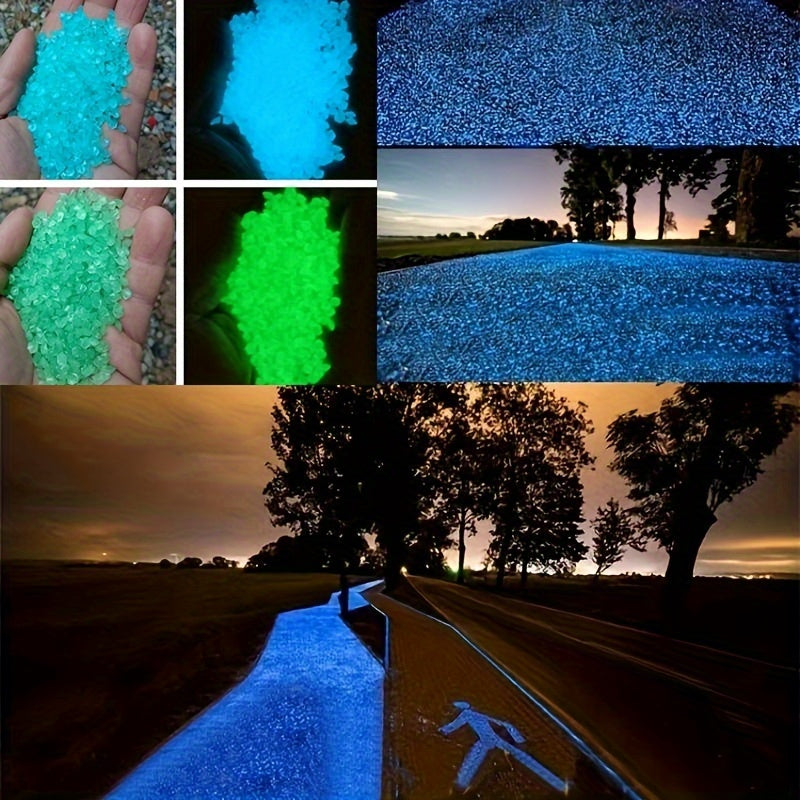 1000pcs Fluorescent Small Stone Vase Hourglass Luminous Sand Blocks